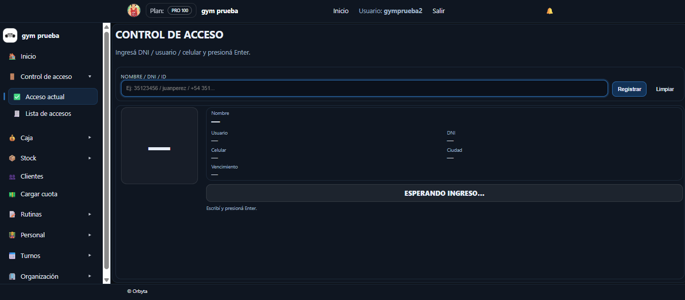 Control de acceso